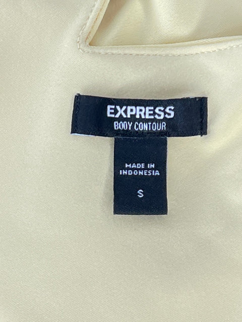 Top Express Body Contour V-Neck Amarillo-Talla S