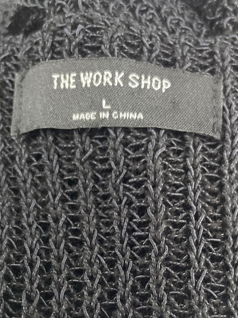 Blusa The Work Shop Tejido Negro- Talla L