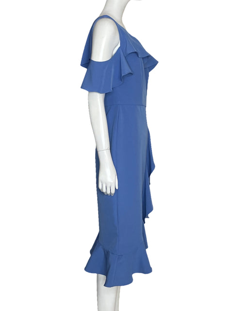 Vestido Regina Salomao Vuelos Azul-Talla 38