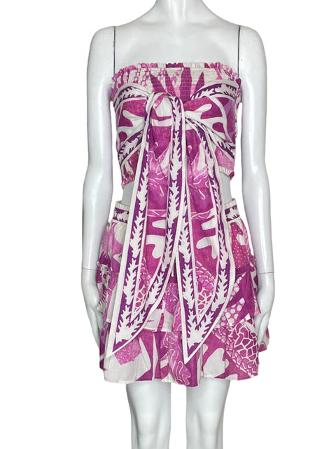 Set Her Bottari Strapless/Falda Rosado- Talla L
