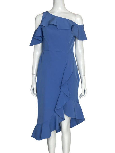 Vestido Regina Salomao Vuelos Azul-Talla 38