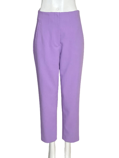 Pantalón Zara Trouser Morado-Talla S