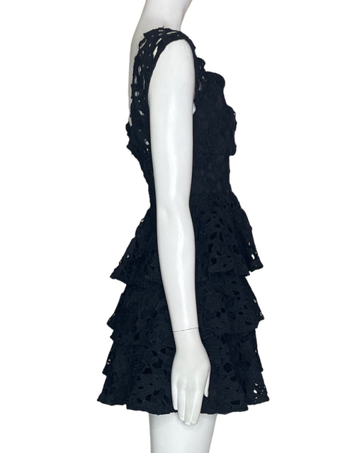 Vestido Luxxel Ruchas Tejido Negro- Talla M