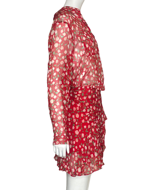 Set The Kooples Floral Rojo-Talla 2