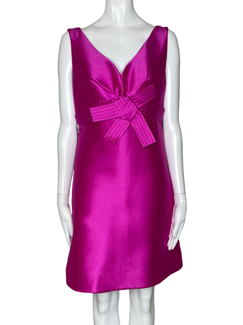 Vestido Kate Spade Lazo Sin Mangas Rosado-Talla 6