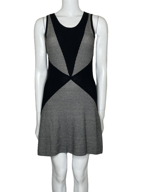 Vestido Armani Exchange De Punto Negro-Talla S