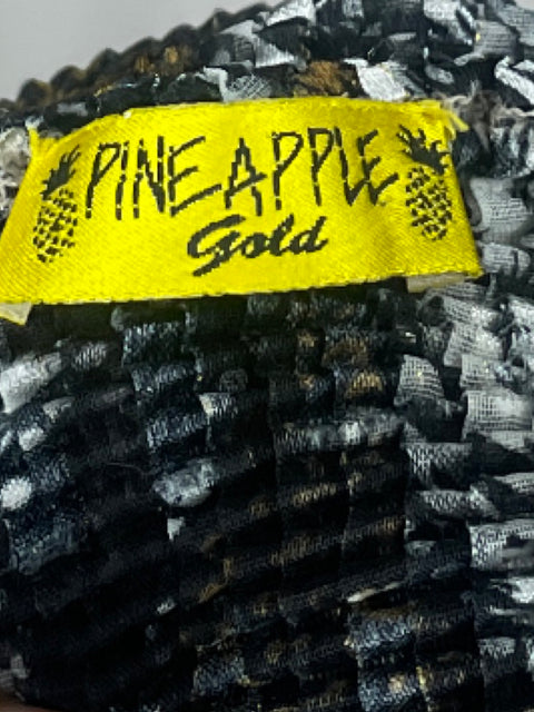 Blusa Pineapple Gold Estampado Negro - Talla 2