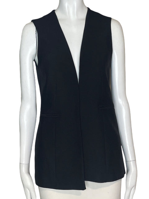 Blazer Zara Mangas Abierto Negro- Talla XS