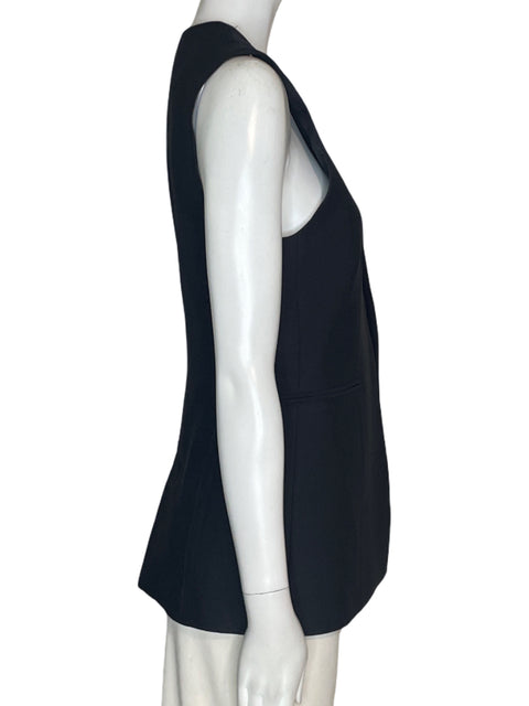 Blazer Zara Mangas Abierto Negro- Talla XS