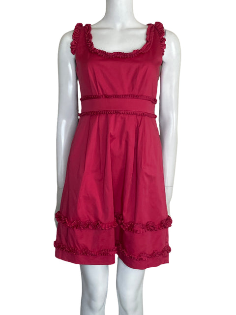 Vestido MaxAndCleo Mini Sin Mangas Rosado-Talla 2