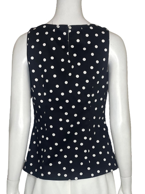 Blusa White House Puntos Negro - Talla 4