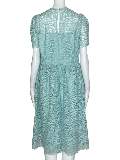 Vestido Antonio Melani Tejido Tipo A Azul- Talla 10