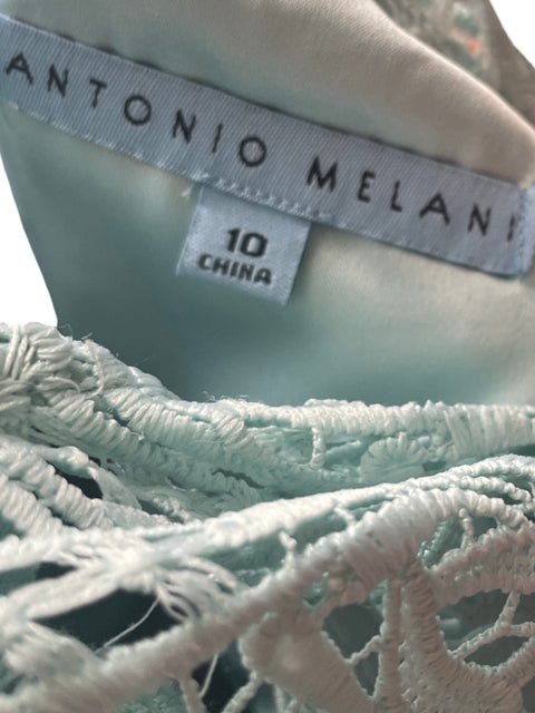 Vestido Antonio Melani Tejido Tipo A Azul- Talla 10