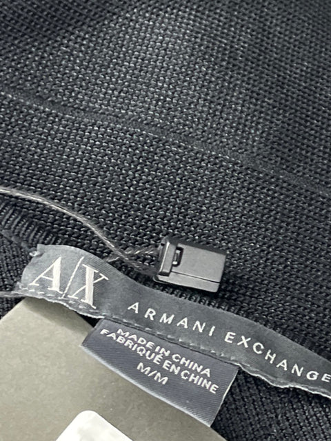 Vestido Armani Exchange Sin Mangas Bicolor Negro-Talla M