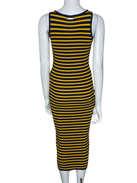 Vestido Michael Kors Midi Rayas Azul-Talla S