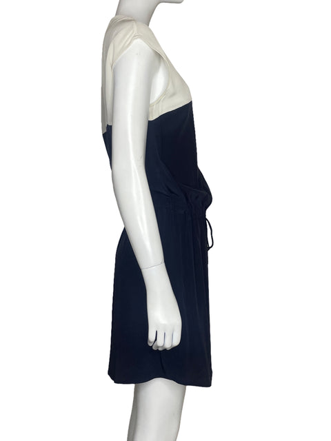 Vestido Rory Beca Cuello V Azul - Talla 6