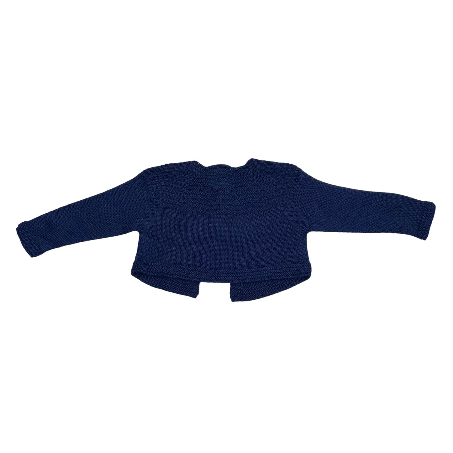 Cardigan Mac Ilusión De Punto Manga Larga Azul-
6M