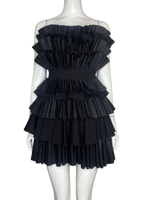 Vestido Acler Mini Elsher Negro - Talla 8