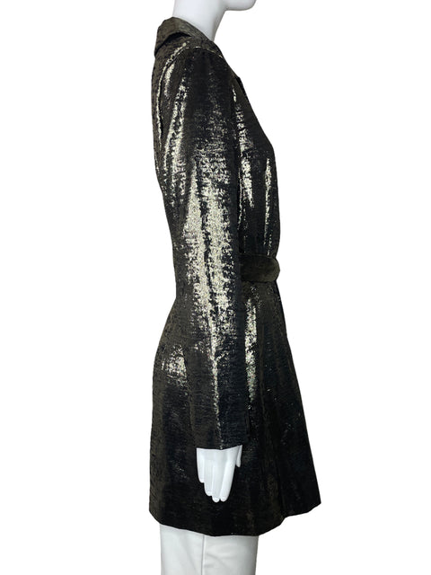 Chaqueta French Connection Metalizado Dorado-Talla 8