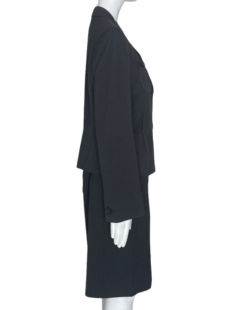 Set Nine West Falda/Blazer Puntos Negro- Talla 10