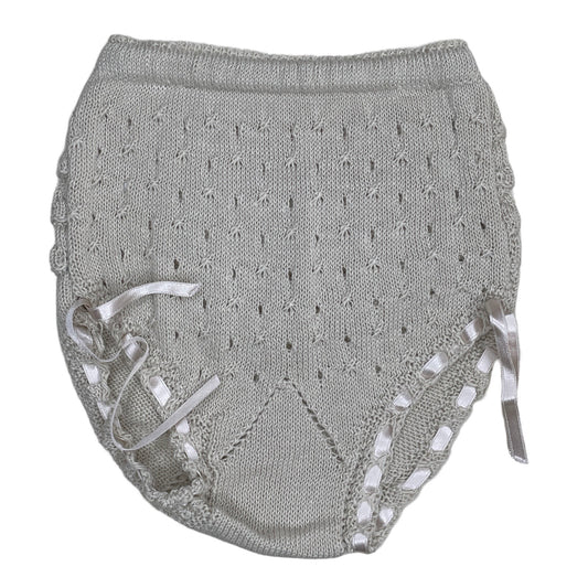 Pantie BB Pardo's De Punto Vuelos Beige-Talla 
12 M