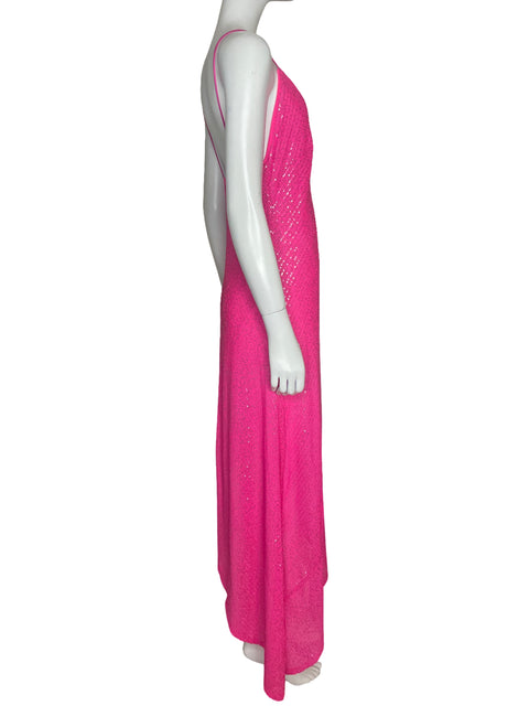 Vestido Rotate Lentejuelas Fucsia - Talla 8