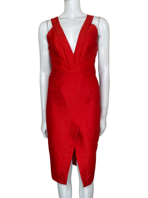 Vestido Do+Be Tiras Abertura Naranja-Talla S