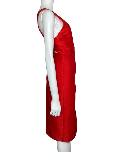 Vestido Do+Be Tiras Abertura Naranja-Talla S