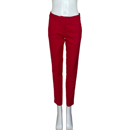 Pantalón OVI Recto Rayas Rojo - Talla S