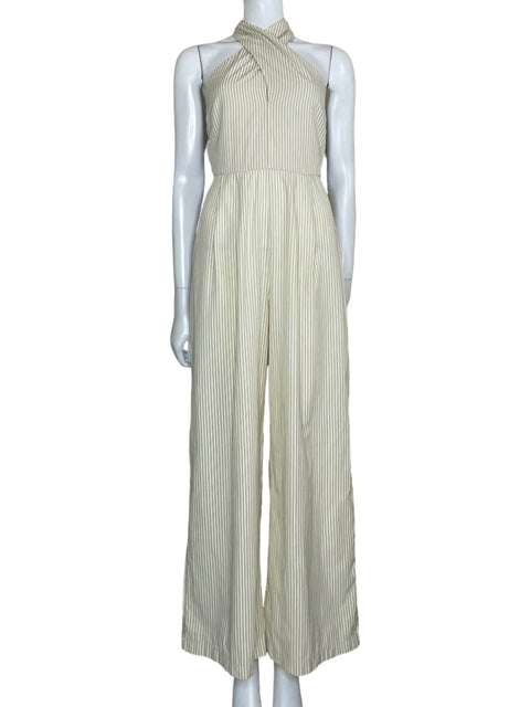 Mono Aakaa Halter Rayas Beige-Talla M