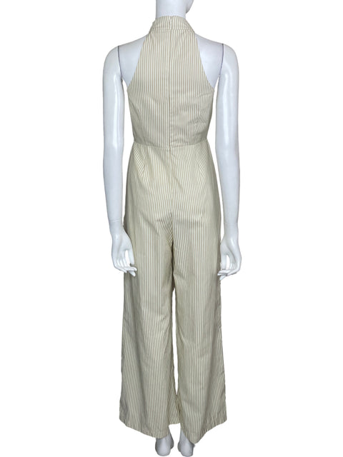 Mono Aakaa Halter Rayas Beige-Talla M