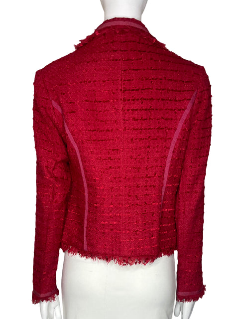 Blazer Saffron Tweed Rojo-Talla 8