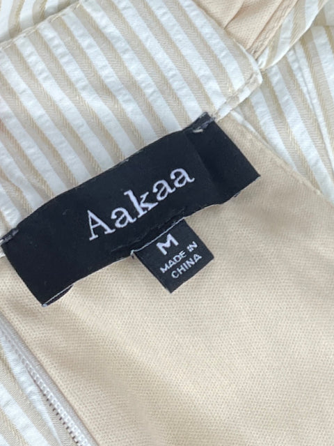 Mono Aakaa Halter Rayas Beige-Talla M