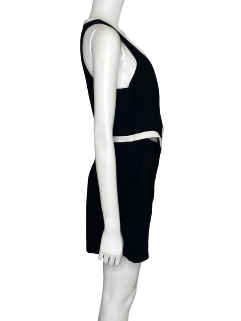 Romper Amanda Uprichard Chaleco Negro-Talla L