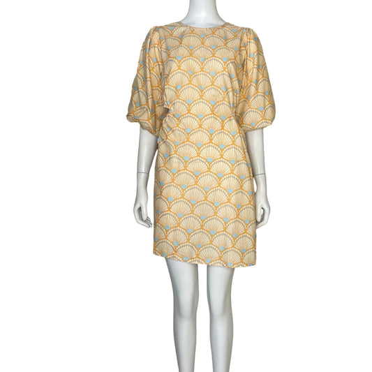 Vestido Native Youth Cut Off  Estampado Amarillo
-Talla L