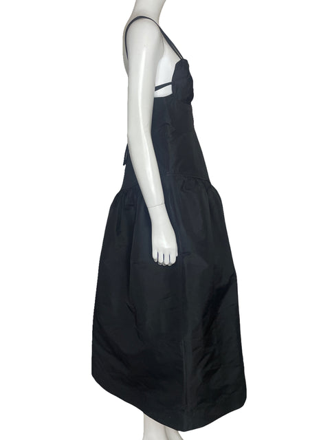 Vestido Ganni Globo Negro - Talla 38