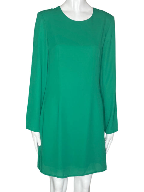 Vestido Vero Moda Manga Larga Verde- Talla S