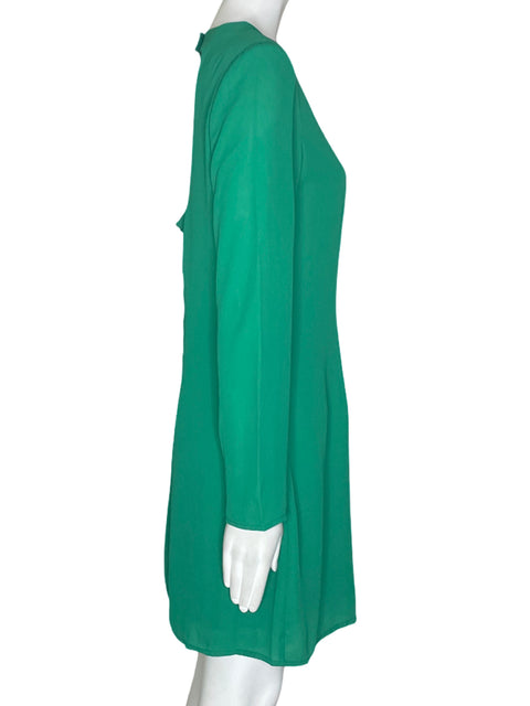 Vestido Vero Moda Manga Larga Verde- Talla S