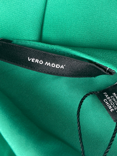 Vestido Vero Moda Manga Larga Verde- Talla S