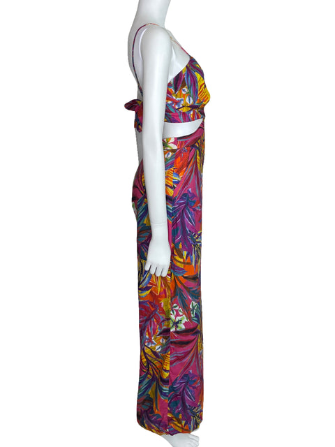 Mono Studio F Cut Out Tirantes Rosado-Talla 10