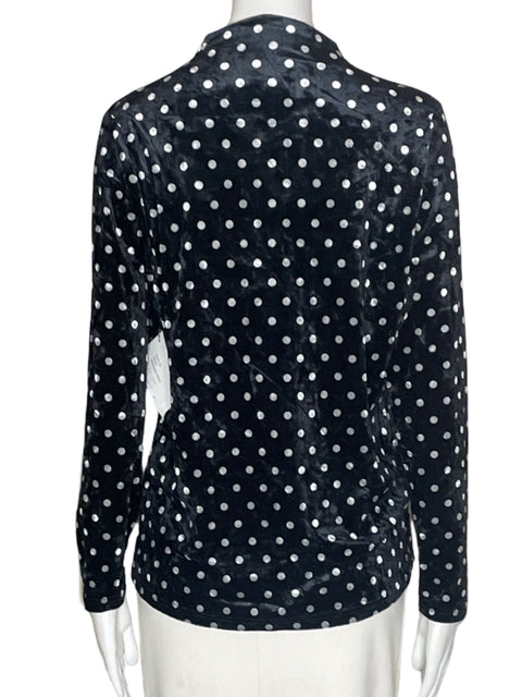 Blusa Eztylo Cuello Tortuga Puntos Gris- Talla S