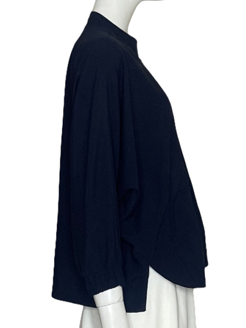 Bomber Reserved Cremallera Azul-Talla S