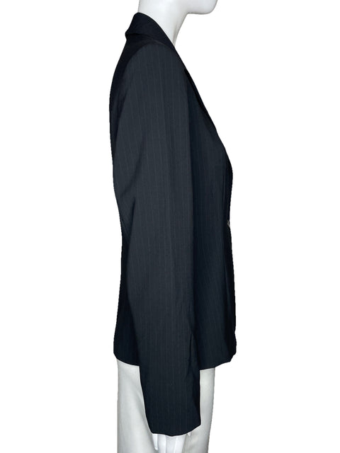 Blazer Tahari Ralla Boton Negro-Talla 8