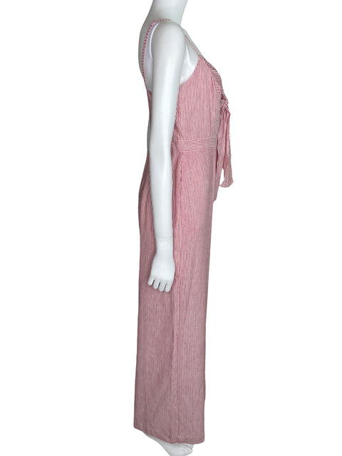 Mono BCBG Tirantes Lineas Rojo-Talla 08