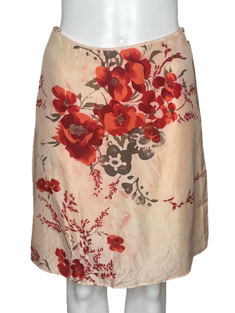 Falda Hugo Boss Flores Rosado-Talla S
