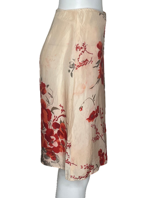 Falda Hugo Boss Flores Rosado-Talla S