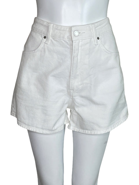Short & Denim High Waist Blanco-Talla 8