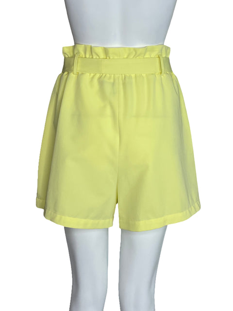 Short BCBG Paper Bag Amarillo-Talla M