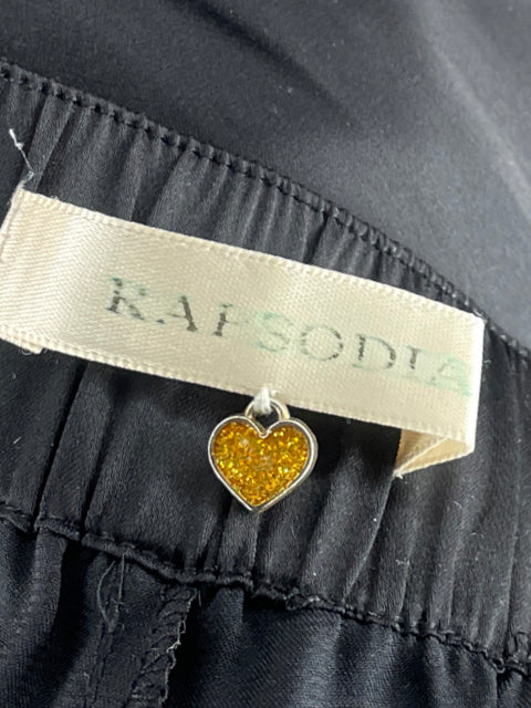 Short Rapsodia Encaje Satinado Negro-Talla M/L