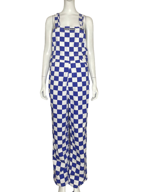 Mono Game Bibs Cuadros Azul - Talla S